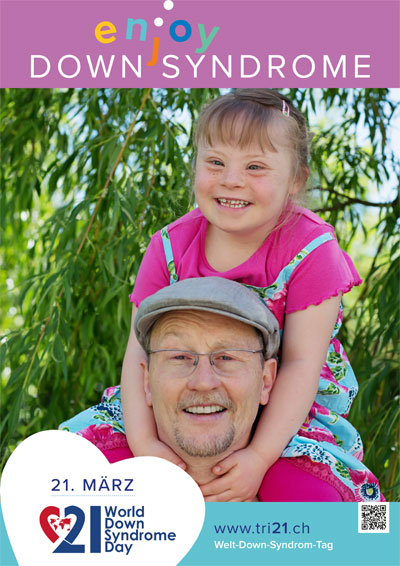 Plakataktion 2017 'enjoy Down Syndrome'