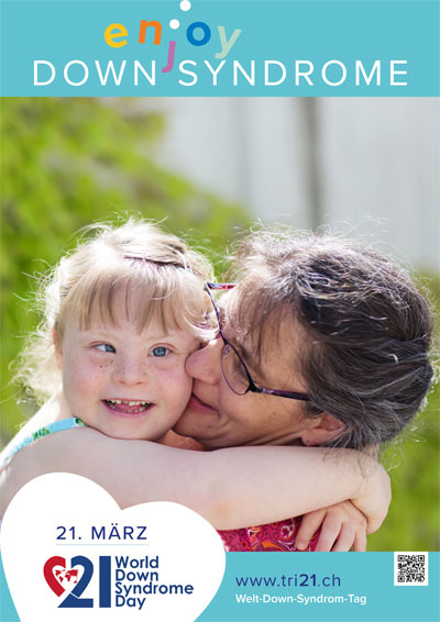 Plakataktion 2017 'enjoy Down Syndrome'