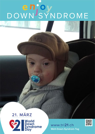 Plakataktion 2017 'enjoy Down Syndrome'