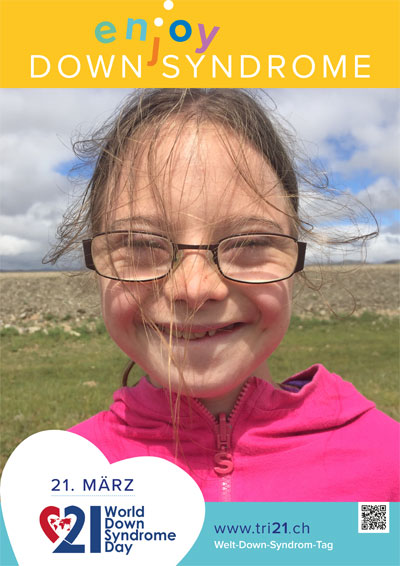 Plakataktion 2017 'enjoy Down Syndrome'