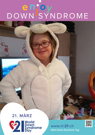 Plakataktion 2017 'enjoy Down Syndrome'
