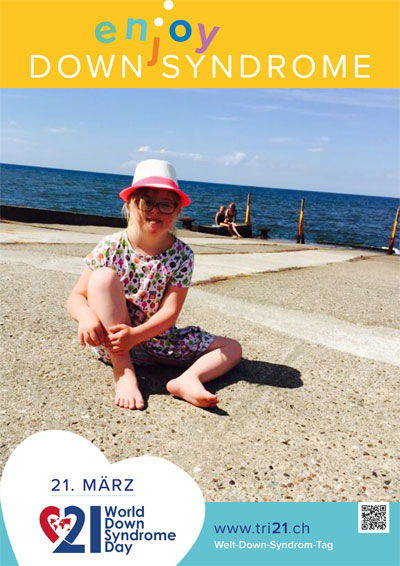 Plakataktion 2017 'enjoy Down Syndrome'