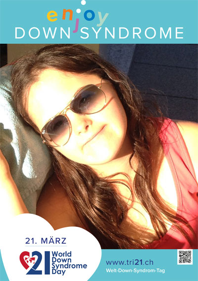Plakataktion 2017 'enjoy Down Syndrome'