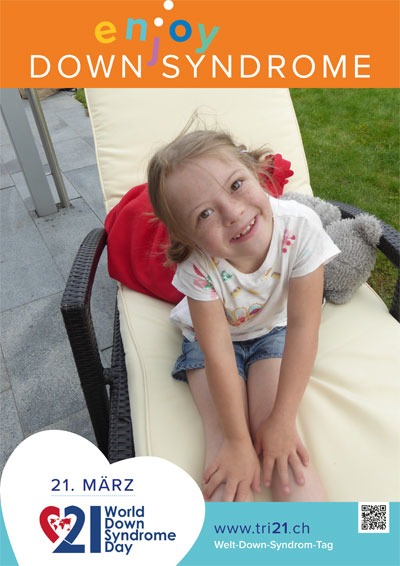 Plakataktion 2017 'enjoy Down Syndrome'