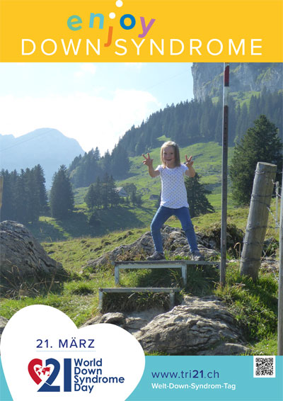 Plakataktion 2017 'enjoy Down Syndrome'