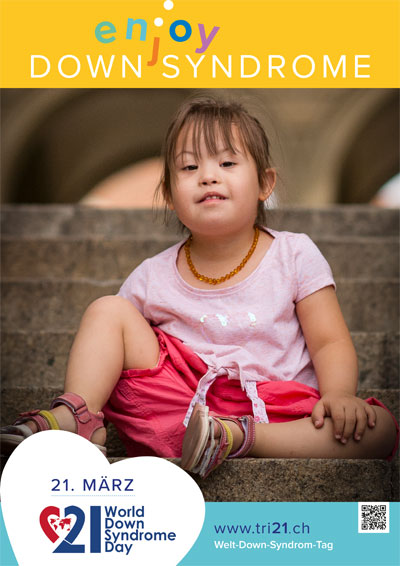Plakataktion 2017 'enjoy Down Syndrome'