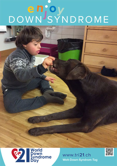 Plakataktion 2017 'enjoy Down Syndrome'