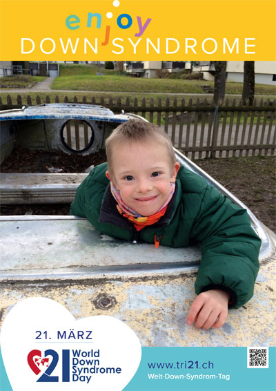 Plakataktion 2017 'enjoy Down Syndrome'