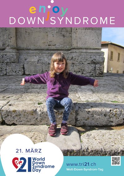 Plakataktion 2017 'enjoy Down Syndrome'