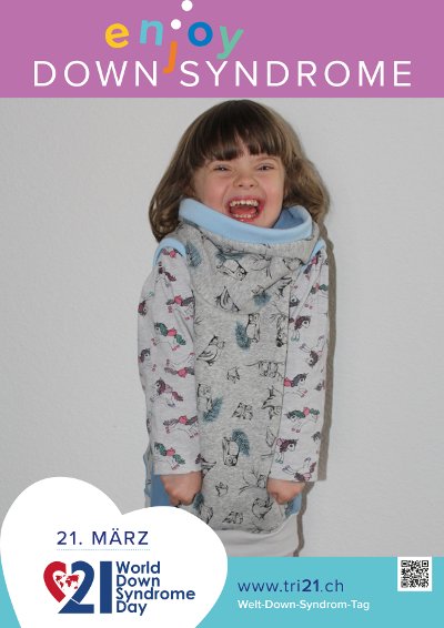 Plakataktion 2017 'enjoy Down Syndrome'