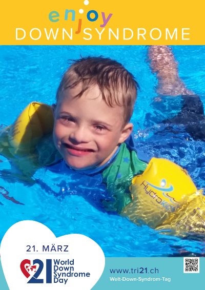 Plakataktion 2017 'enjoy Down Syndrome'