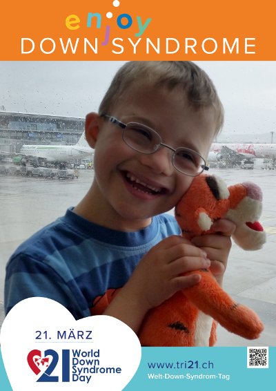 Plakataktion 2017 'enjoy Down Syndrome'