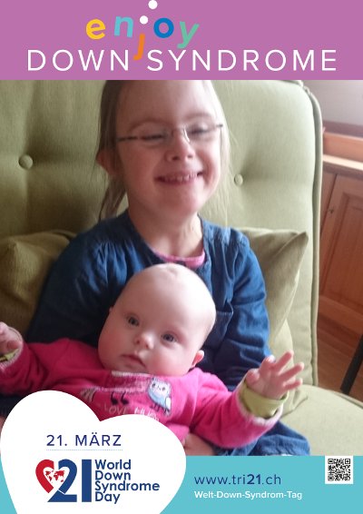 Plakataktion 2017 'enjoy Down Syndrome'
