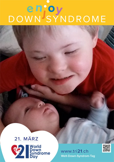 Plakataktion 2017 'enjoy Down Syndrome'