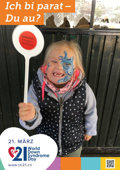 Plakataktion 2018 'Ich bi parat – Du au?'