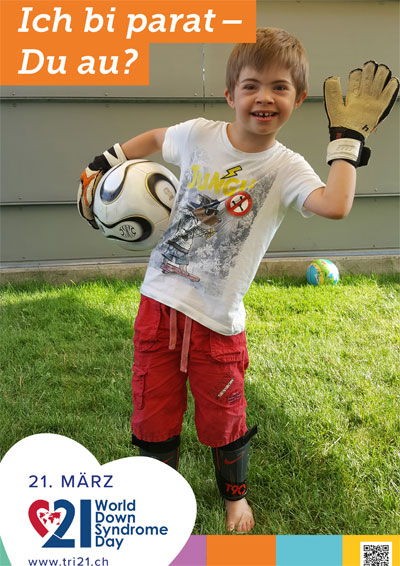 Plakataktion 2018 'Ich bi parat – Du au?'