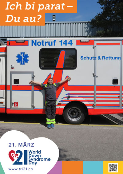 Plakataktion 2018 'Ich bi parat – Du au?'