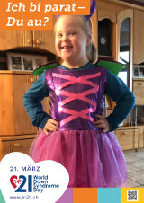 Poster zum Welt Down-Syndrom Tag 2018