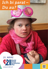 Poster zum Welt Down-Syndrom Tag 2018