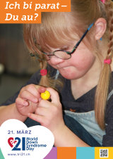 Poster zum Welt Down-Syndrom Tag 2018