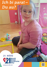 Poster zum Welt Down-Syndrom Tag 2018