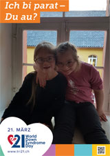 Poster zum Welt Down-Syndrom Tag 2018