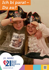 Poster zum Welt Down-Syndrom Tag 2018
