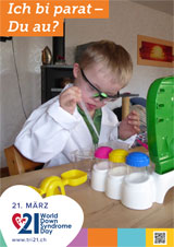 Poster zum Welt Down-Syndrom Tag 2018