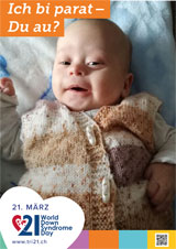 Poster zum Welt Down-Syndrom Tag 2018