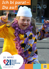 Poster zum Welt Down-Syndrom Tag 2018