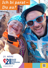 Poster zum Welt Down-Syndrom Tag 2018