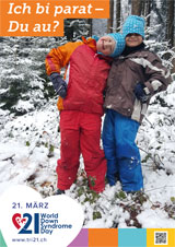 Poster zum Welt Down-Syndrom Tag 2018