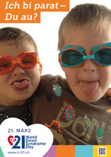 Poster zum Welt Down-Syndrom Tag 2018