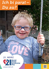 Poster zum Welt Down-Syndrom Tag 2018