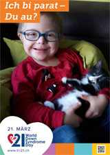 Poster zum Welt Down-Syndrom Tag 2018