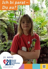 Poster zum Welt Down-Syndrom Tag 2018