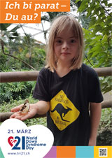 Poster zum Welt Down-Syndrom Tag 2018