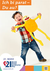 Poster zum Welt Down-Syndrom Tag 2018