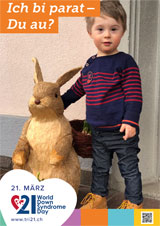 Poster zum Welt Down-Syndrom Tag 2018