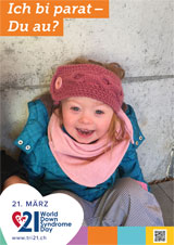 Poster zum Welt Down-Syndrom Tag 2018