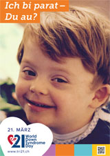 Poster zum Welt Down-Syndrom Tag 2018