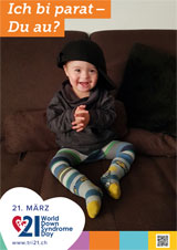 Poster zum Welt Down-Syndrom Tag 2018
