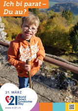 Poster zum Welt Down-Syndrom Tag 2018
