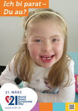 Poster zum Welt Down-Syndrom Tag 2018