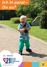 Poster zum Welt Down-Syndrom Tag 2018