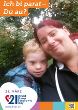 Poster zum Welt Down-Syndrom Tag 2018