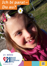 Poster zum Welt Down-Syndrom Tag 2018