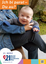 Poster zum Welt Down-Syndrom Tag 2018