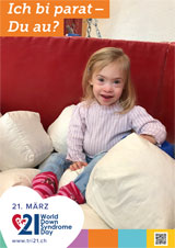 Poster zum Welt Down-Syndrom Tag 2018