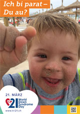 Poster zum Welt Down-Syndrom Tag 2018